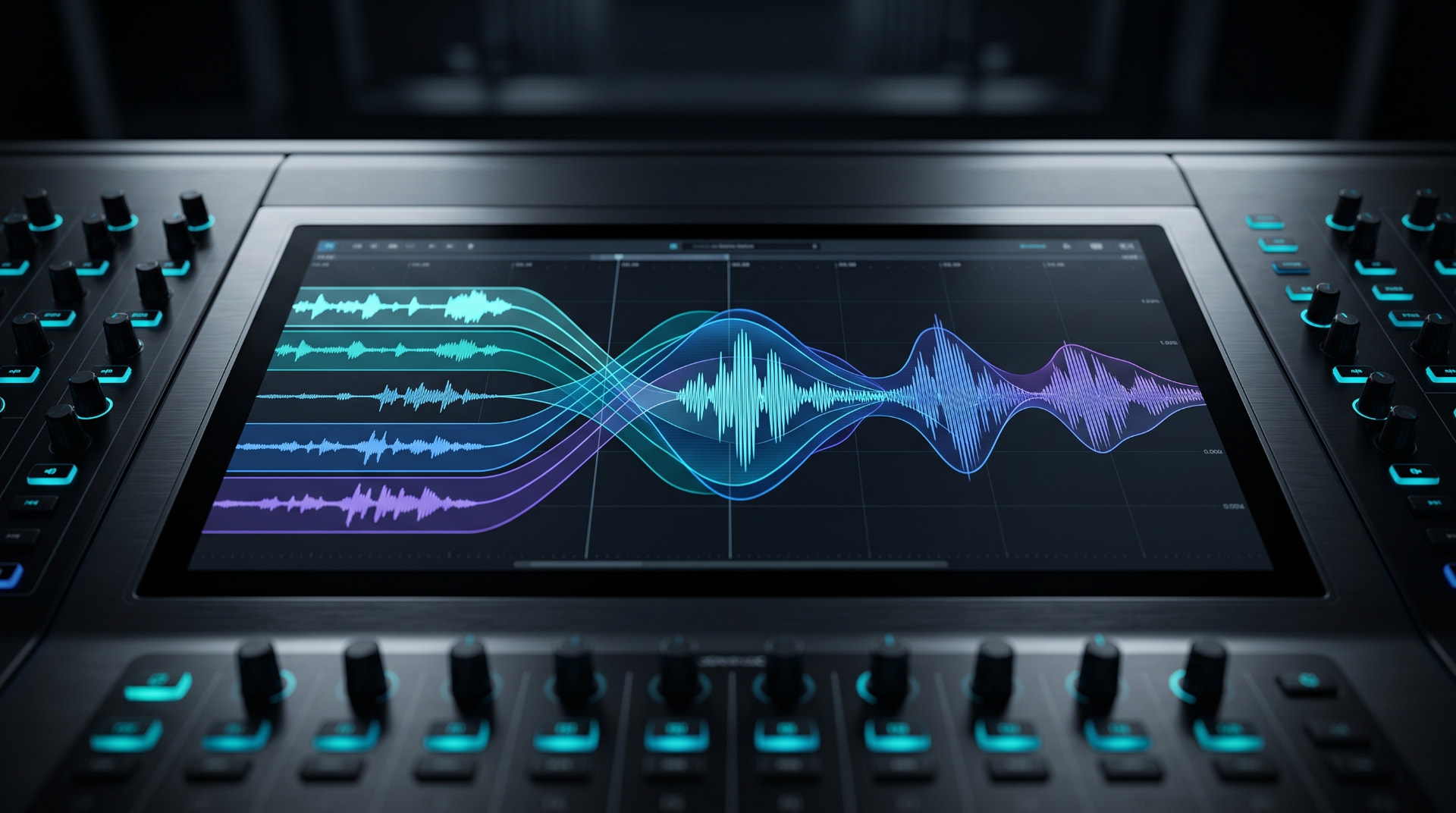 Audio waveform visualization
