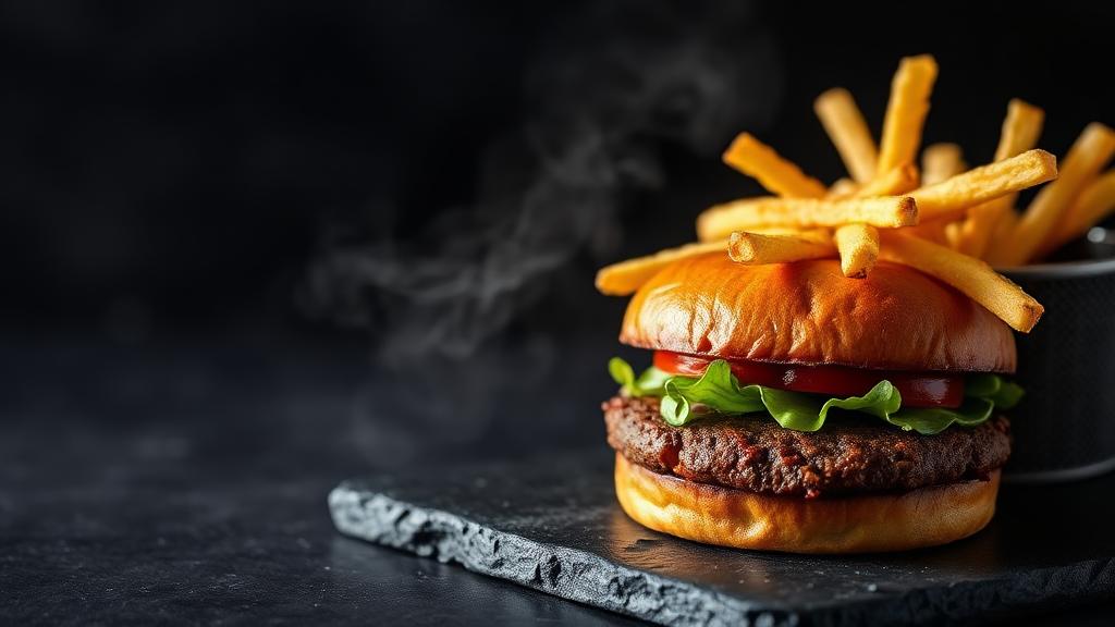 Restaurant promotion on a digital signage screen